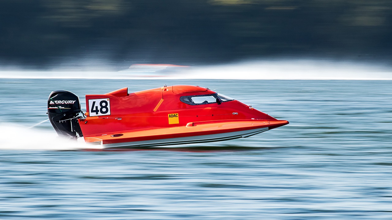 Motion blur suggesting high speed